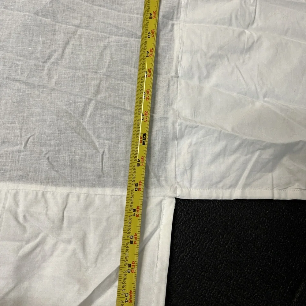 Pottery Barn Kids Coco Dot Crib Toddler Bed Skirt White Multicolor Pattern Trim